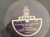 78rpm record ODEON DER FREISCHUTZ 1.2. Dr Weissmann OVERTURE ZUR OPER 30cms