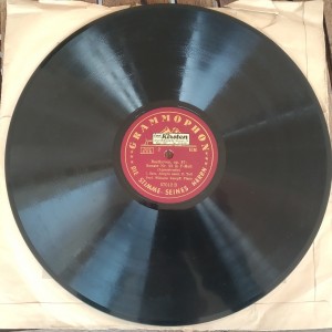 78rpm record BEETHOVEN op. 57 Sonate Nr 23 Appassionata Wilhelm Kempff S.1 2.teil 30cms