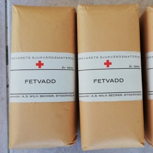 SWEDISH ARMY WWII MEDICAL BANDAGE PACKET 1944