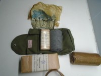 ORIGINAL SWEDISH ARMY SWEDEN SURGICAL MEDICAL VETERINARY DOG CARE BAG FIRST AID