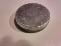 WEAPON GREASE IN TIN OF EAST GERMAN ARMY