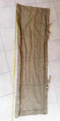 AMBULANCE VEHICLE STRETCHER CLOTH USED CONDITION US or BRITISH ARMY WWII 